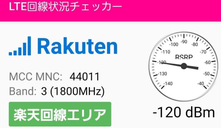 楽天回線エリア