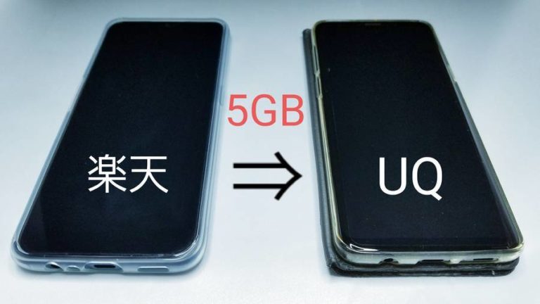 楽天モバイルとUQモバイル